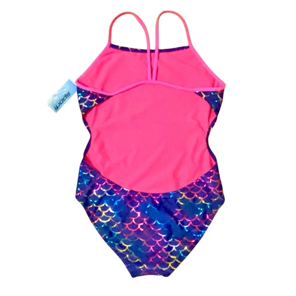 🎉SPORTI mermaid foil micro-back one-piece swimsuit - Picture 7 of 17
